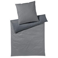 WENDEBETTWÄSCHE Soft Lines Flanell 155/220 cm  - Blau, Basics, Textil (155/220cm) - Joop!