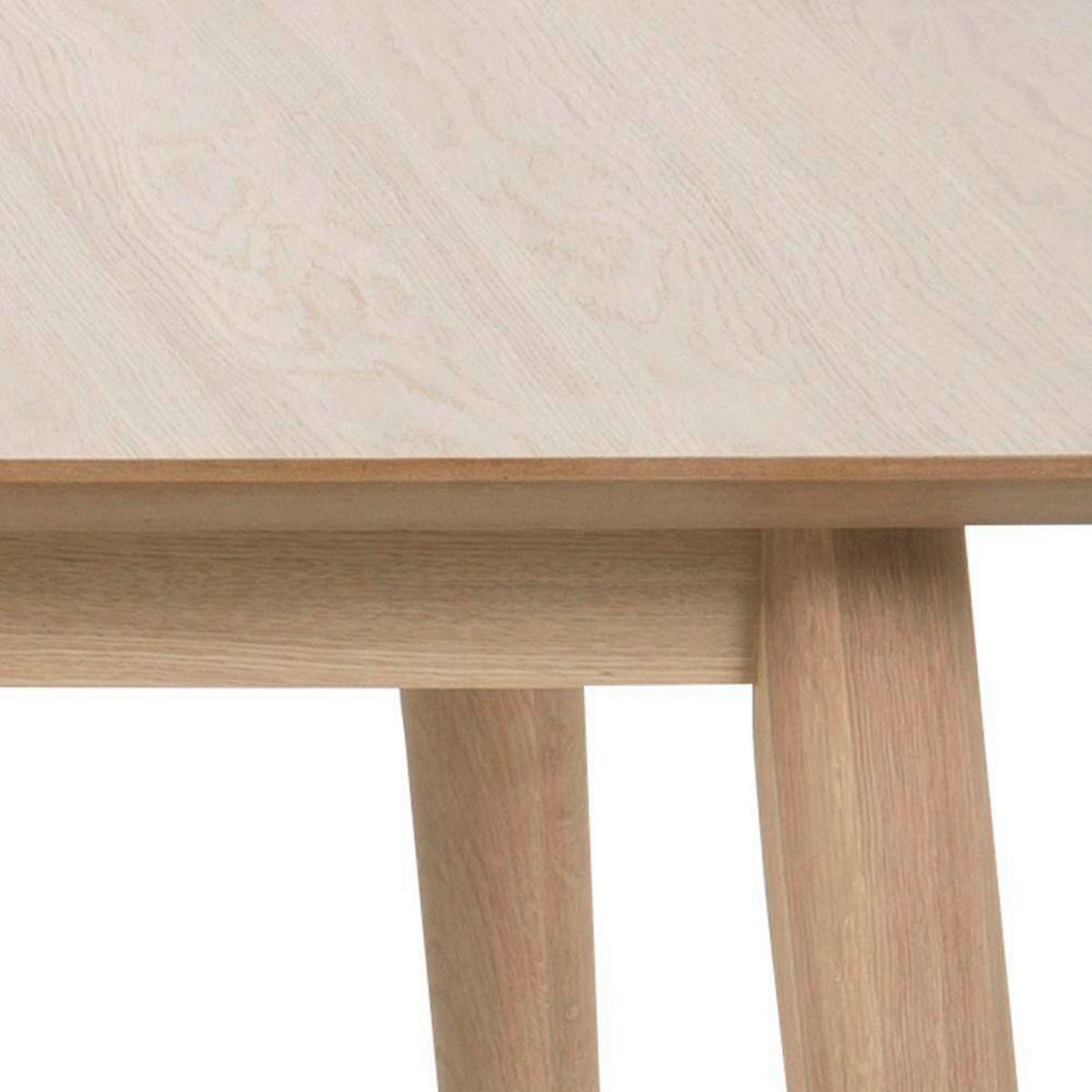MATBORD 200/100/75,3 cm delar i massivt trä  trä, trämaterial utdragbar rektangulär ekfärgad  - ekfärgad, Klassisk, trämaterial/trä (200/100/75,3cm) - Best Price