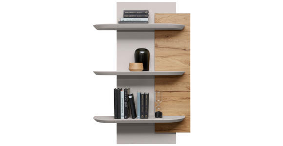 HÄNGEELEMENT in Eichefarben, Beige - Eichefarben/Beige, Design, Holzwerkstoff (80/120/27cm) - Ambiente