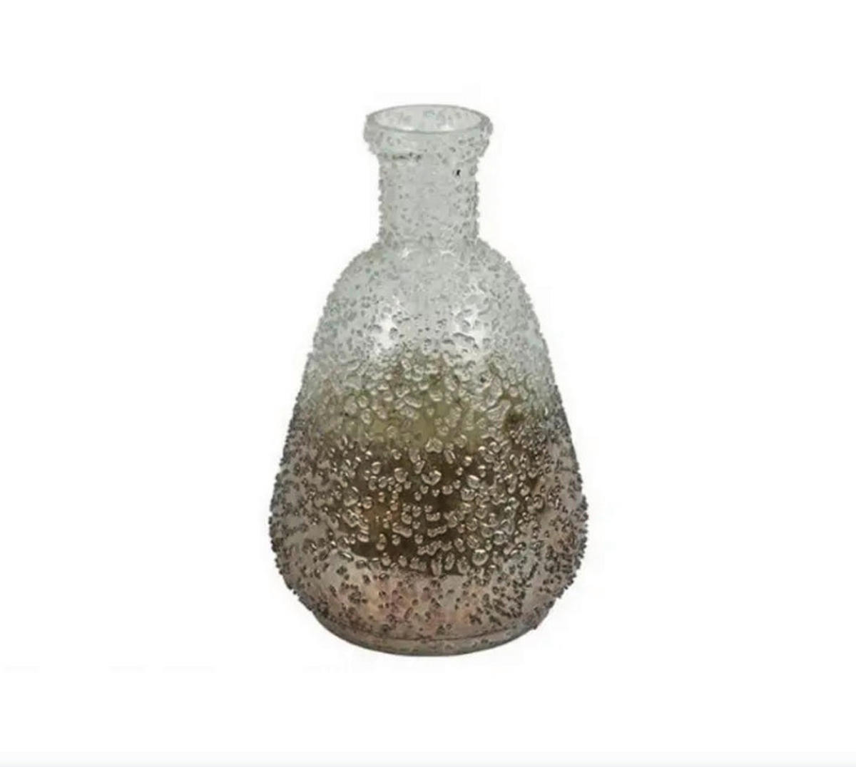 VAZA DEKORATIVNA    18 cm  staklo  - zlatne boje, Design, staklo (18cm)