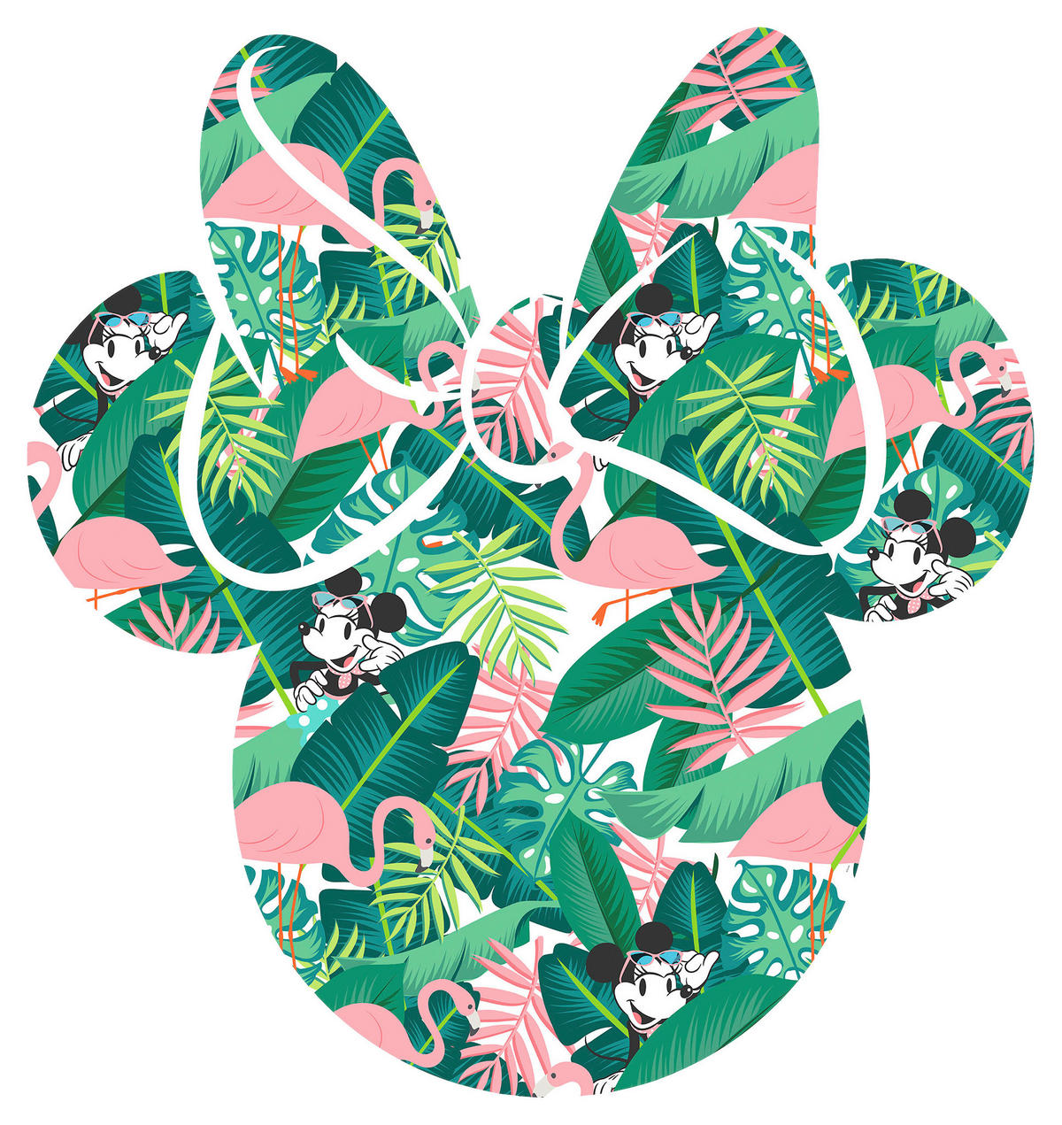 Vliestapete (selbstklebend) Minnie-Mouse-Design