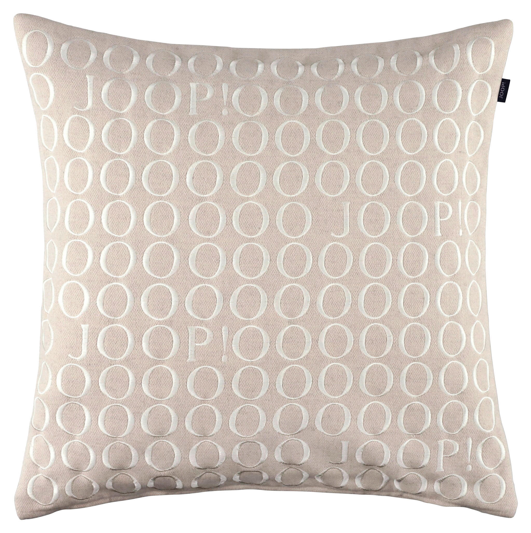 KISSENHÜLLE J! Fine Signature natur 50/50 cm  - Beige/Naturfarben, Design, Textil (50/50cm) - Joop!