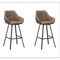 BARHOCKER-SET in Grün  - Schwarz/Grün, MODERN, Textil/Metall (55/109/57cm) - MID.YOU