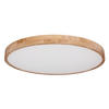 LED-DECKENLEUCHTE 80/10,5 cm   - Naturfarben/Weiß, Natur, Kunststoff/Metall (80/10,5cm)
