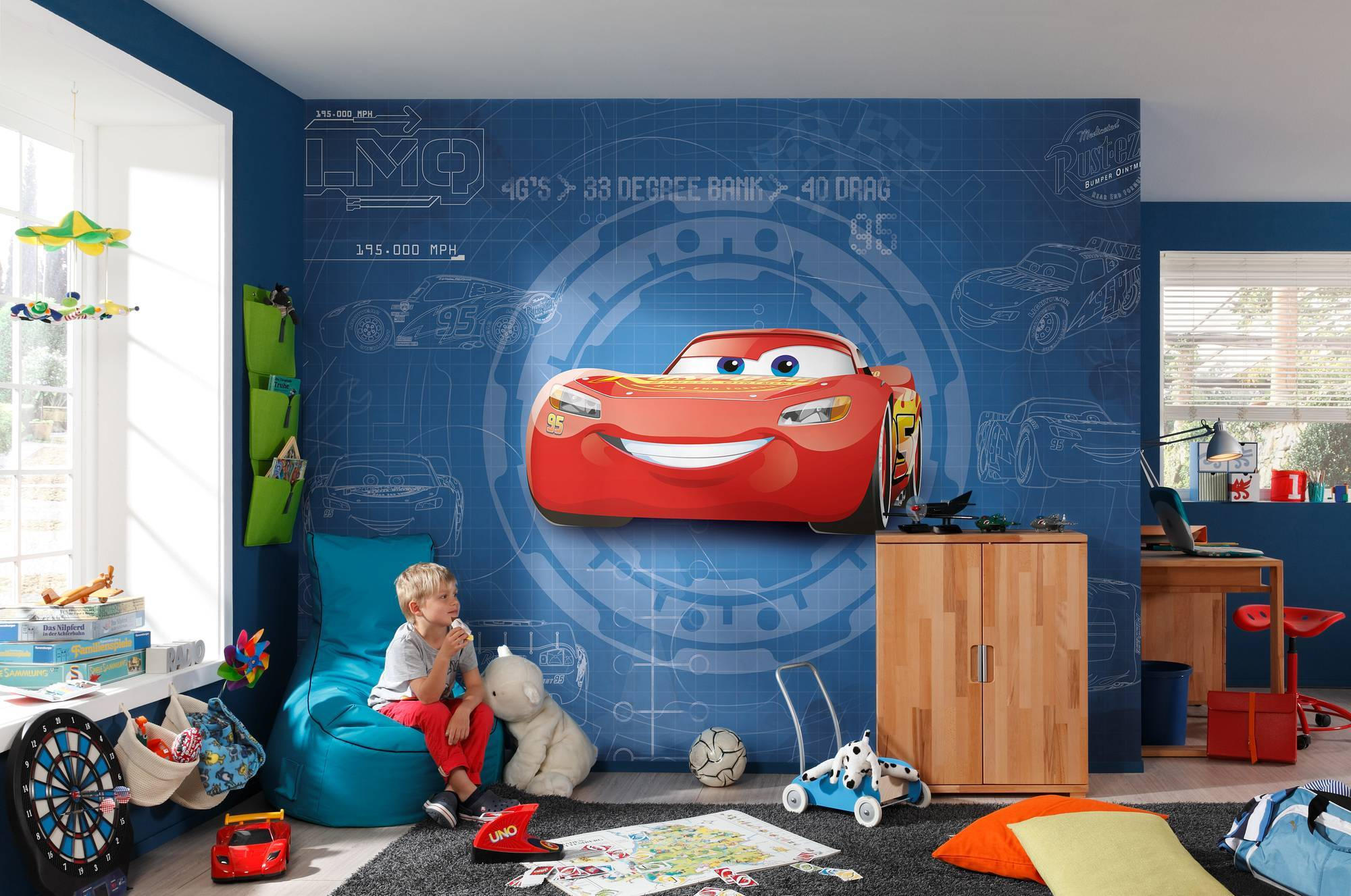 FOTOTAPETE Cars  - Design, Papier (368/254cm) - Disney