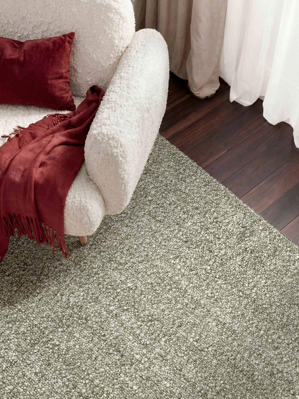 WEBTEPPICH 160/230 cm Notting Hill Grün  - Grün, Basics, Textil (160/230cm) - Ted Baker