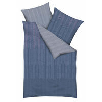 POSTELJNINA VERTIGO 140/200 cm saten modra  - modra, Konvencionalno, tekstil (140/200cm) - Kaeppel