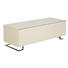 LOWBOARD Hochglanz Beige - Chromfarben/Beige, Design, Glas/Holzwerkstoff (152/47/57cm) - Joop!
