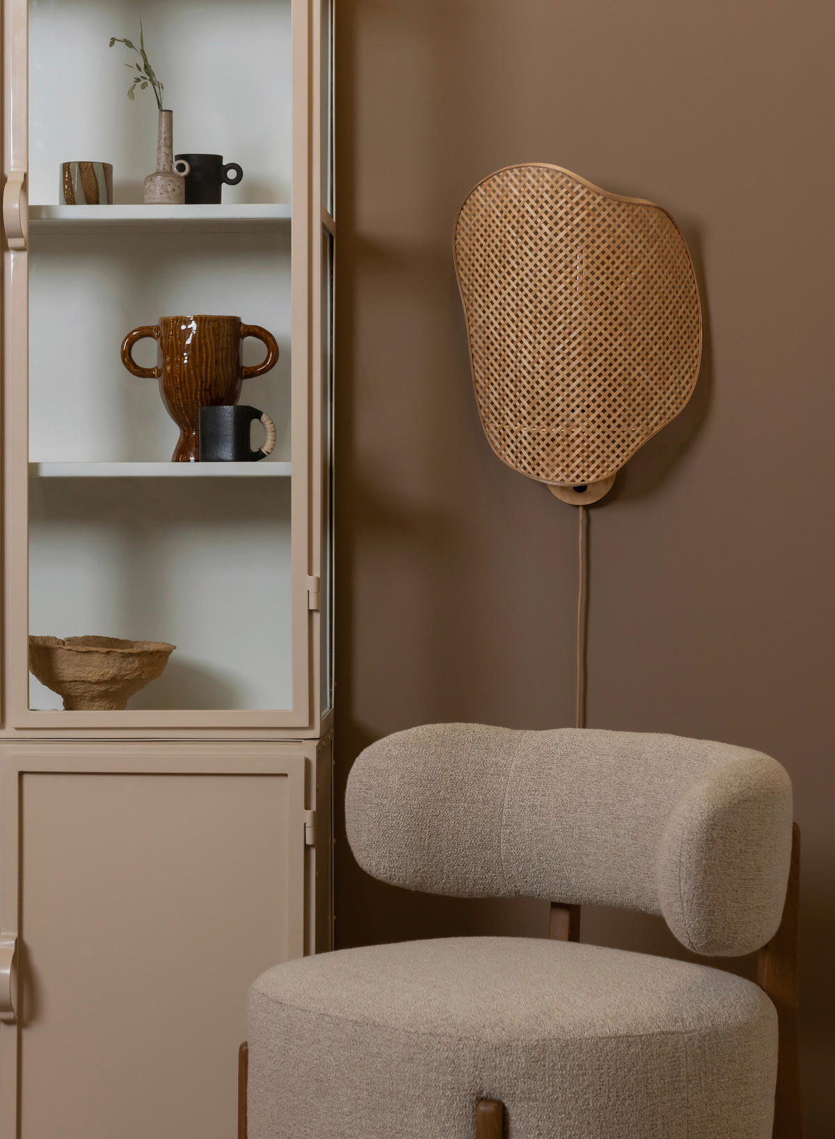 WANDLEUCHTE 40/10/50 cm   - Naturfarben, Basics, Naturmaterialien (40/10/50cm) - Good & Mojo