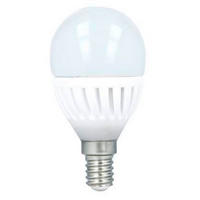 LED SIJALICA - bela, Osnovno, metal/keramika (4,5/4,5/8,6cm)