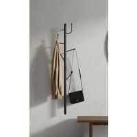 HAKENLEISTE  in Schwarz  - Schwarz, Design, Metall (19/81/10cm) - Landscape