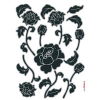 DEKOSTICKER 50/70 cm     - Klar/Schwarz, Natur, Kunststoff (50/70cm) - Komar