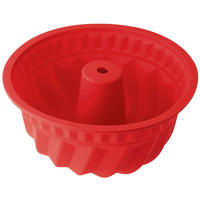 GUGELHUPFFORM  - Rot, Basics, Kunststoff (22cm) - Dr.Oetker