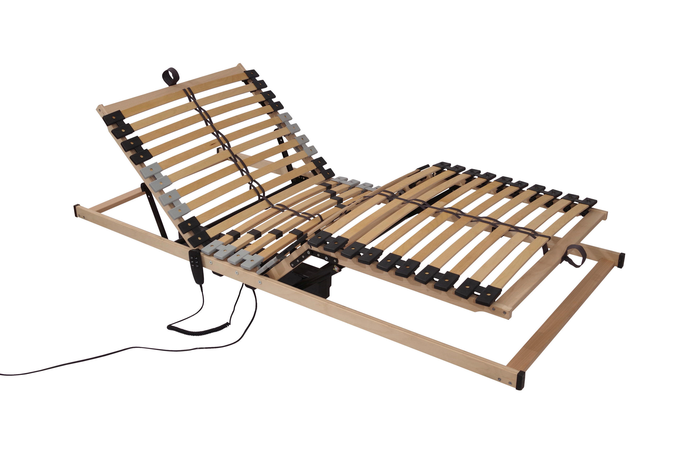 LATTENROST 90/200 cm Kopfteil, Fußteil verstellbar, Birke, Buche  - Birkefarben/Buchefarben, Basics, Holz (90/200cm) - Boxxx
