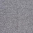 BOXSPRINGSOFA Flachgewebe Grau  - Silberfarben/Grau, Design, Textil/Metall (202/96/105cm) - Carryhome