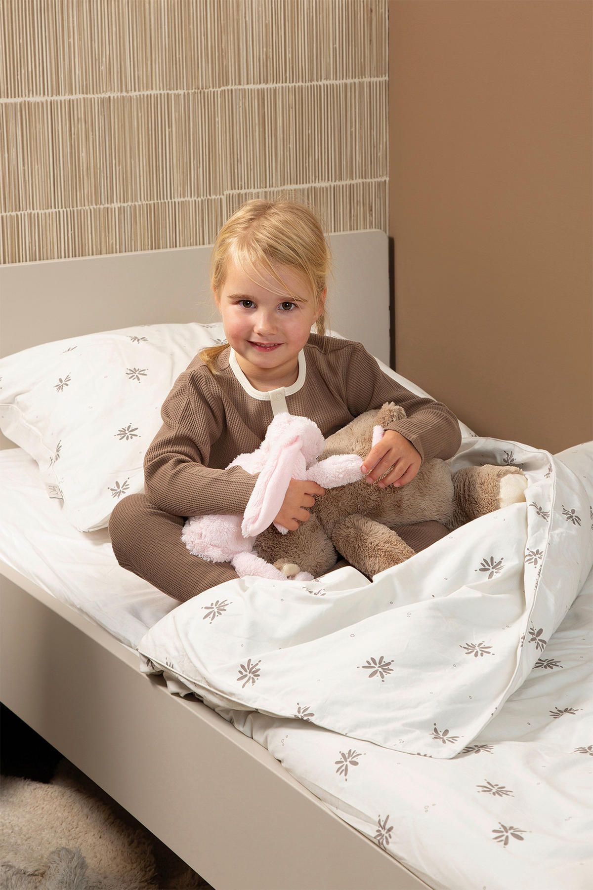 BABYBETTWÄSCHE Little Charm 120/150 cm  - Grauweiß, Basics, Textil (120/150cm) - Witlof for Kids