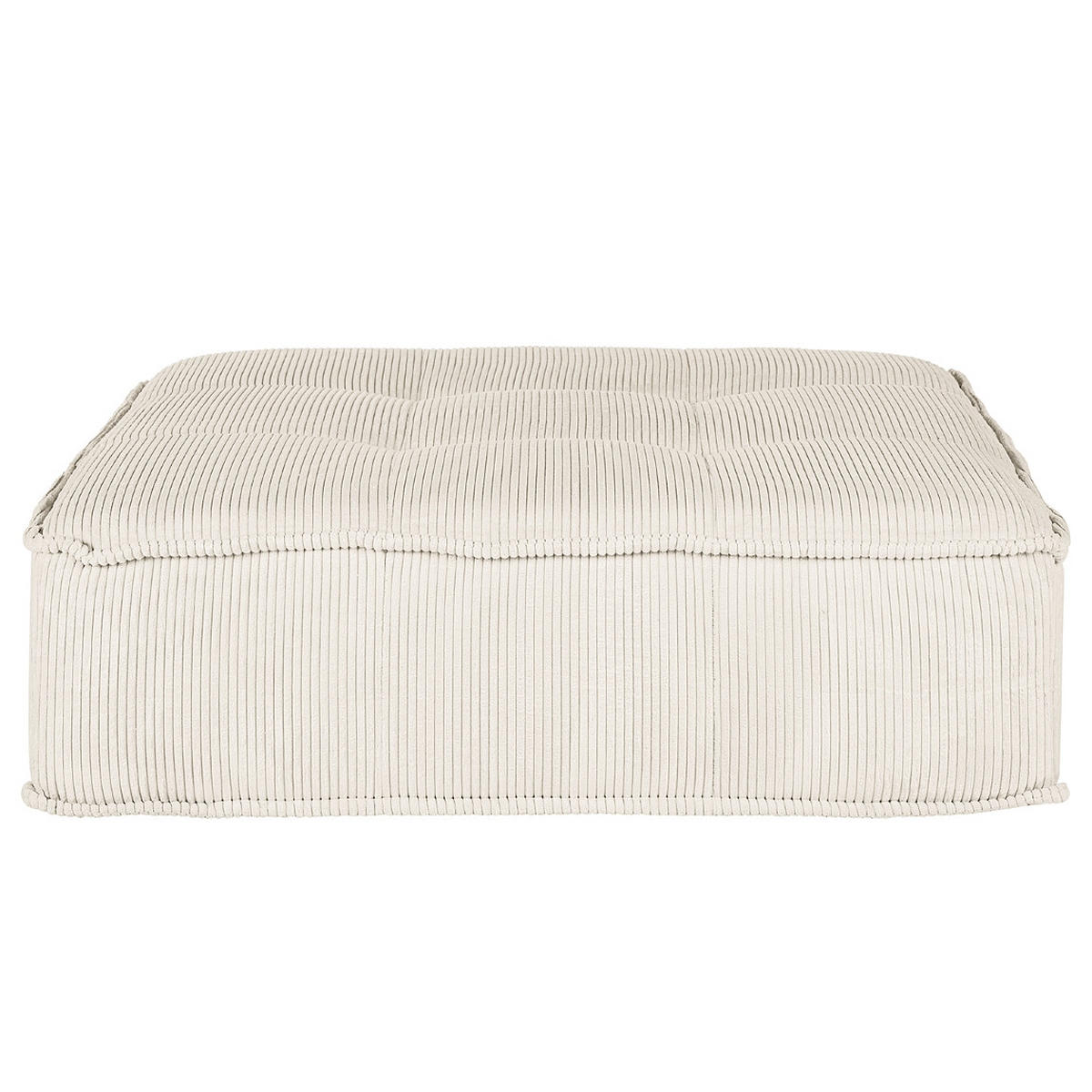 SITZKISSEN    - Weiss, Modern, Textil (128/40/128cm) - Trendmanufaktur