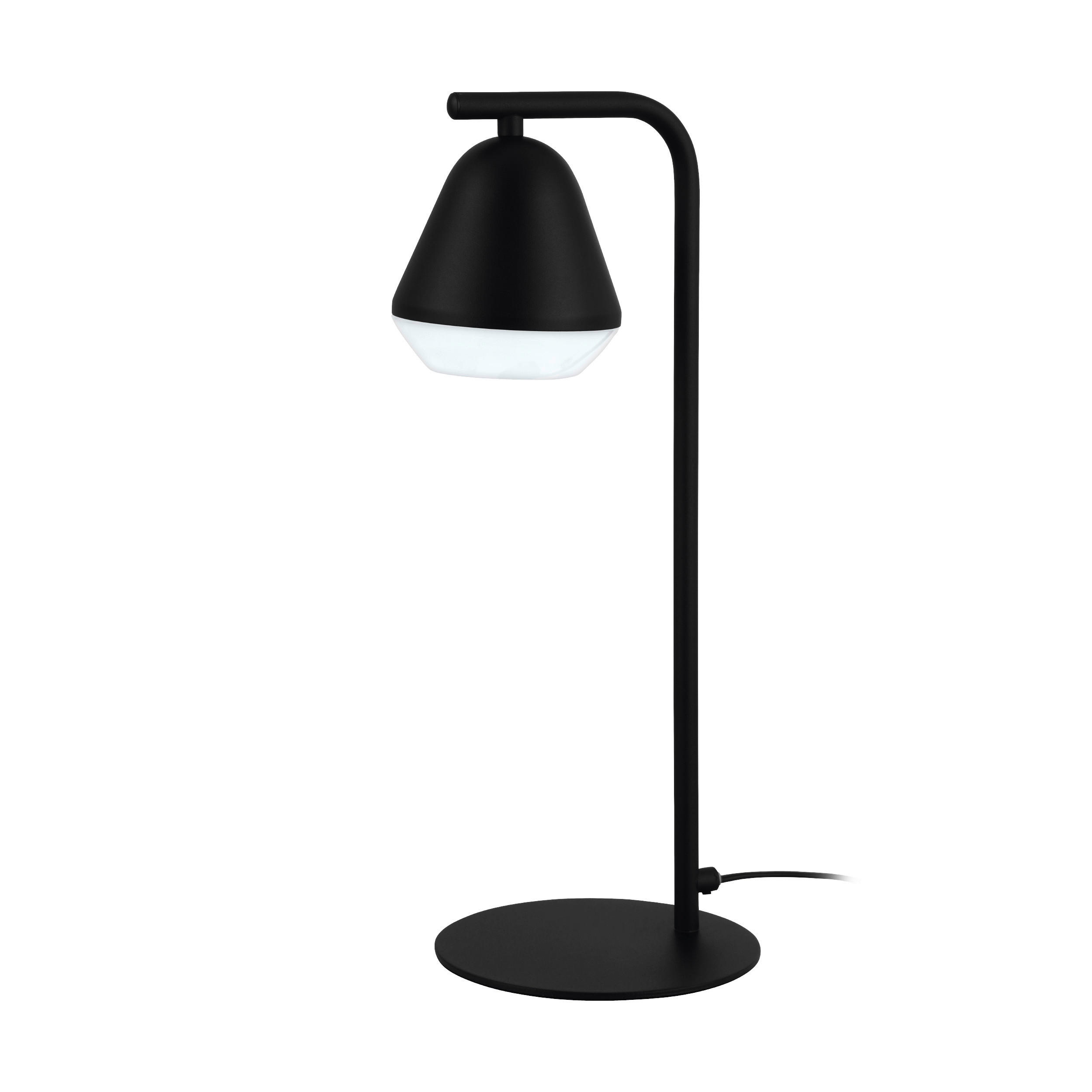 Eglo Tischleuchte Palbieta Klar, Schwarz 17x44.5x19 cm