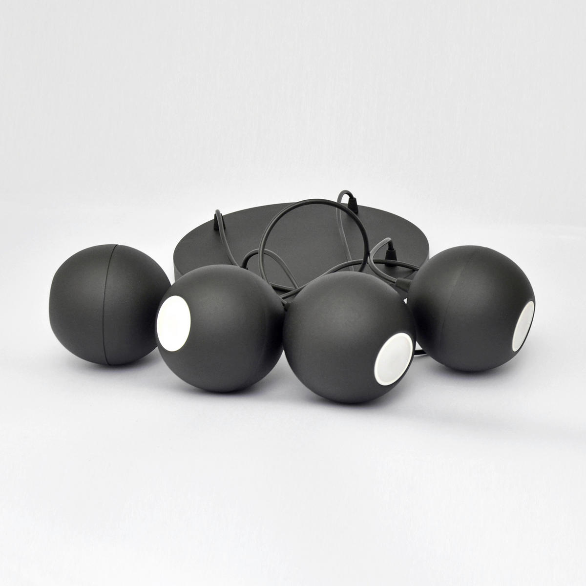 HÄNGELEUCHTE MIDWAY LONG 35/35/192 cm   - Schwarz, LIFESTYLE, Metall (35/35/192cm)