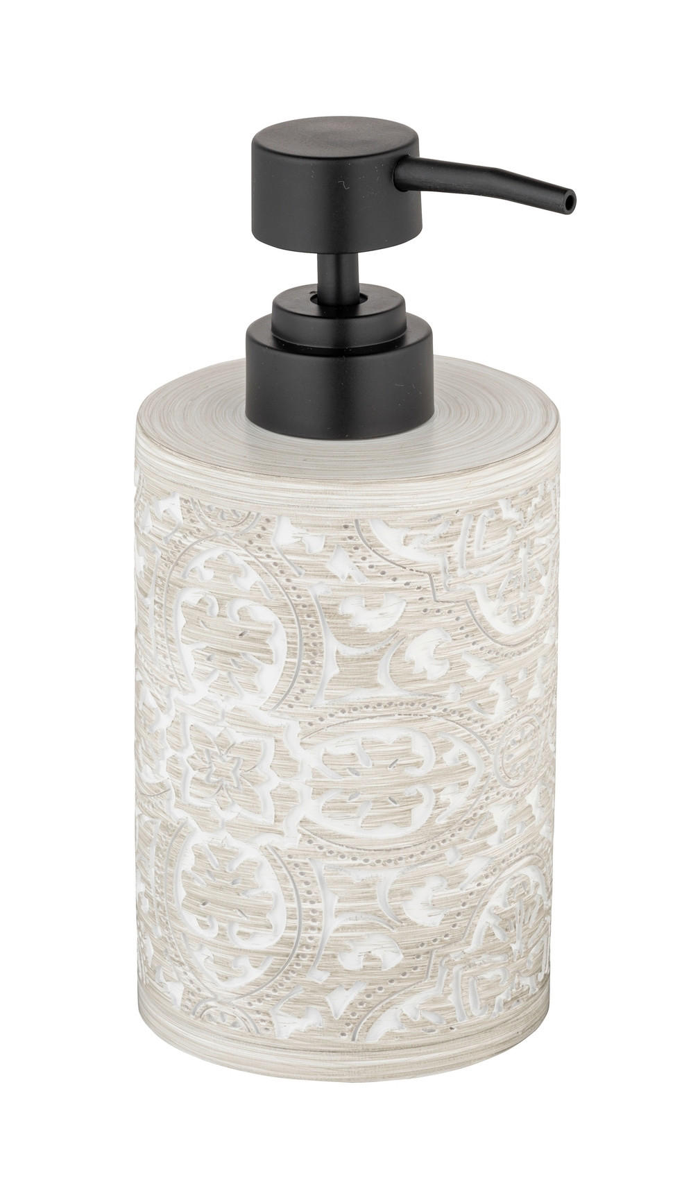 SEIFENSPENDER ORTEZZANO  - Schwarz/Grau, Basics, Kunststoff (7,5/16/7,5cm) - Wenko