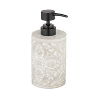 SEIFENSPENDER ORTEZZANO  - Schwarz/Grau, Basics, Kunststoff (7,5/16/7,5cm) - Wenko