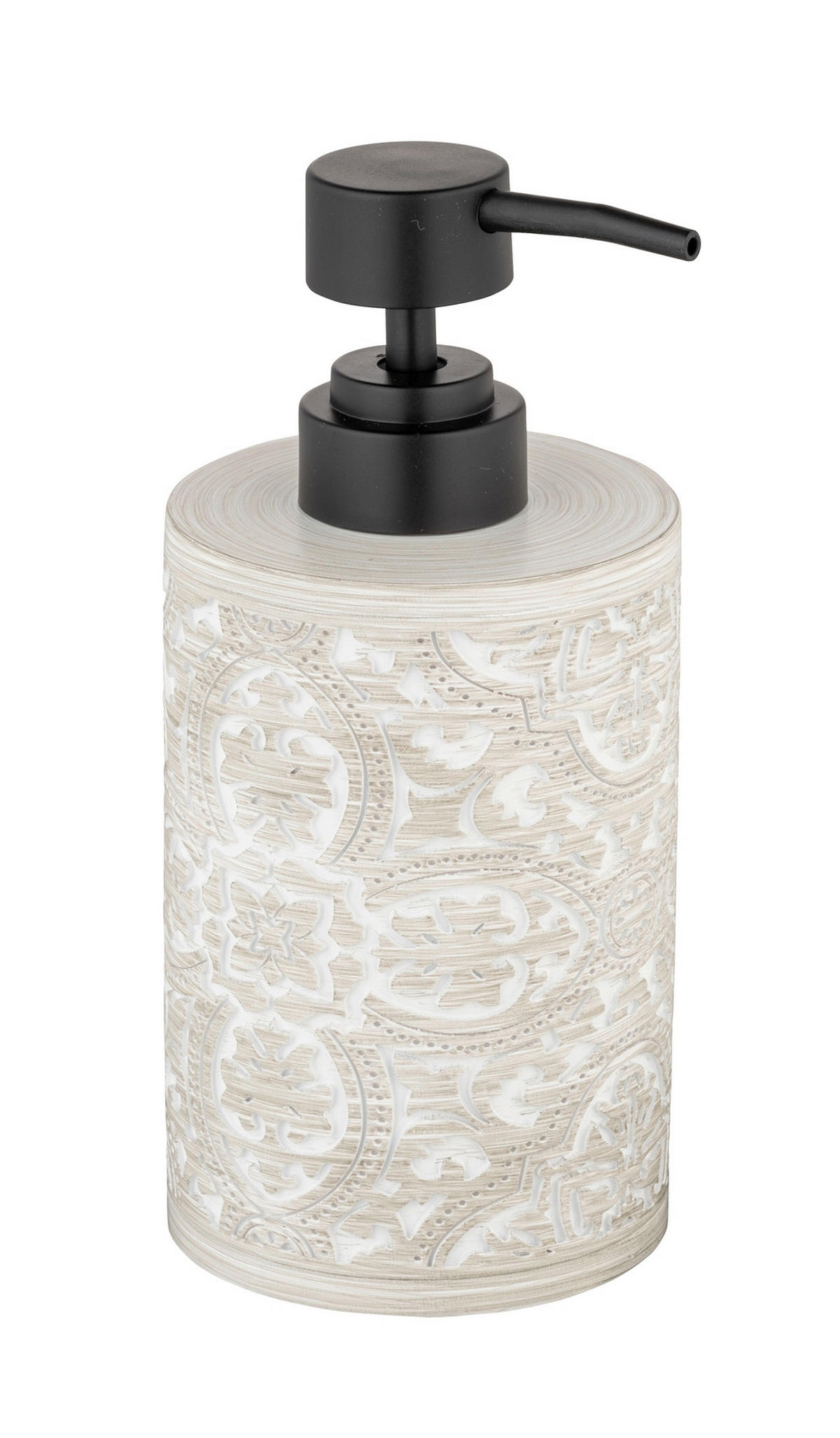 SEIFENSPENDER ORTEZZANO  - Schwarz/Grau, Basics, Kunststoff (7,5/16/7,5cm) - Wenko