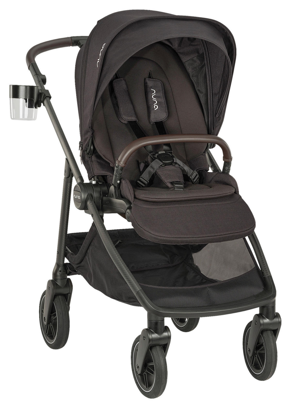KINDERWAGEN Swiv  - Schwarz, Basics, Textil/Metall (94/54/103cm) - Nuna