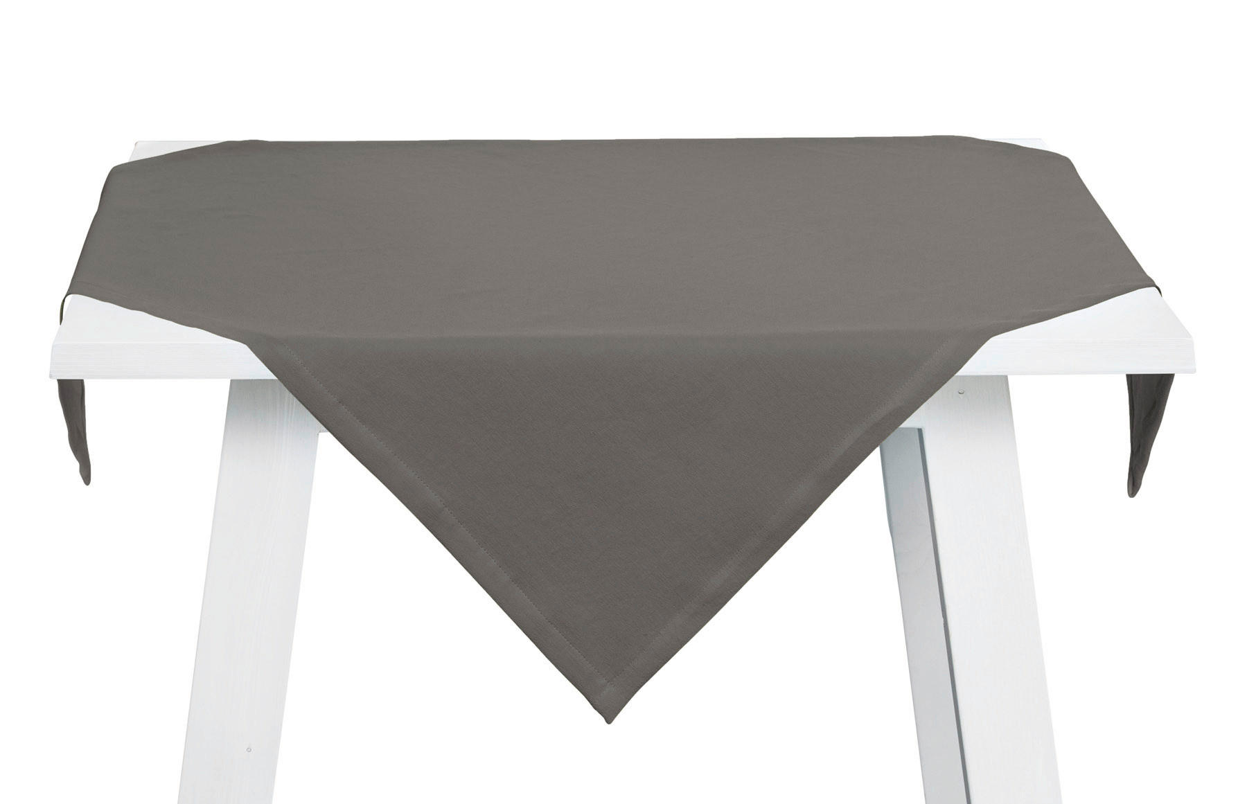 TISCHDECKE One 90/90 cm  - Schieferfarben, Basics, Textil (90/90cm) - Pichler