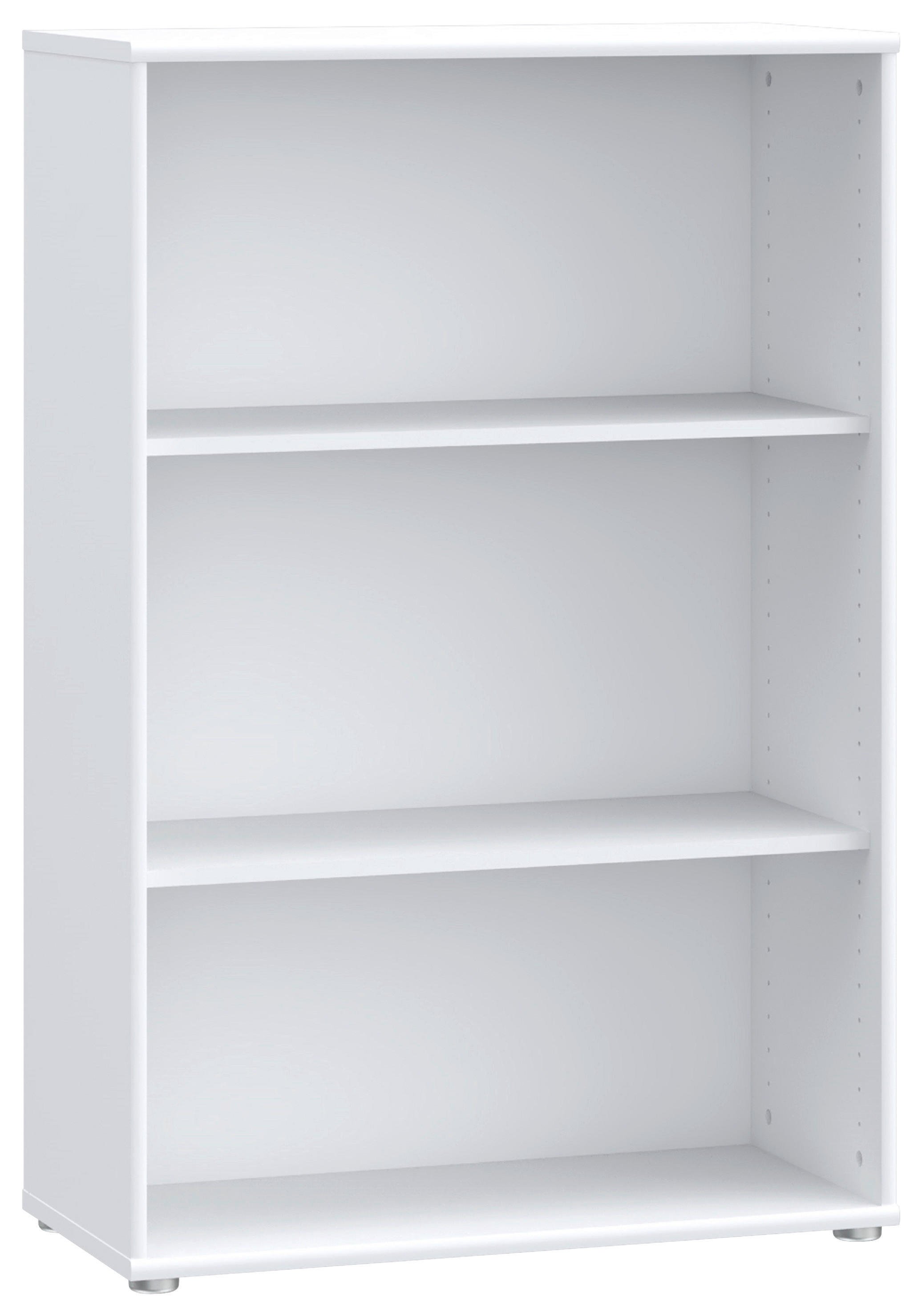 REGAL Weiß  - Alufarben/Weiß, Design, Holzwerkstoff (73,7/111,1/34,8cm)