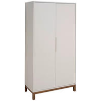 BABYKLEIDERSCHRANK Matteo Nussbaumfarben, Kaschmir  - Kaschmir/Nussbaumfarben, Basics, Holz/Holzwerkstoff (101/195/51cm) - Jimmylee