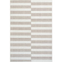 TUFTTEPPICH 130/190 cm MESIO STRIDER, waschbar Eiche grau, Grauweiß rechteckig  - Eiche grau/Grauweiß, Design, Kunststoff/Textil (130/190cm) - Lindorug