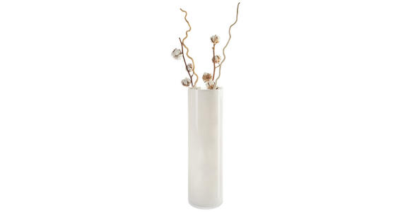 VASE 60 cm  - Weiß, Basics, Glas (18/60cm) - Ambia Home