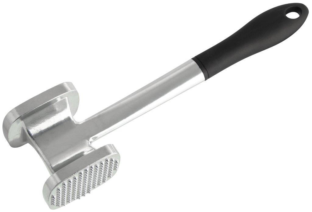 BĂTĂTOR DE CARNE - culoare aluminiu, Basics, plastic/metal (27,5cm) - Homeware Profession.