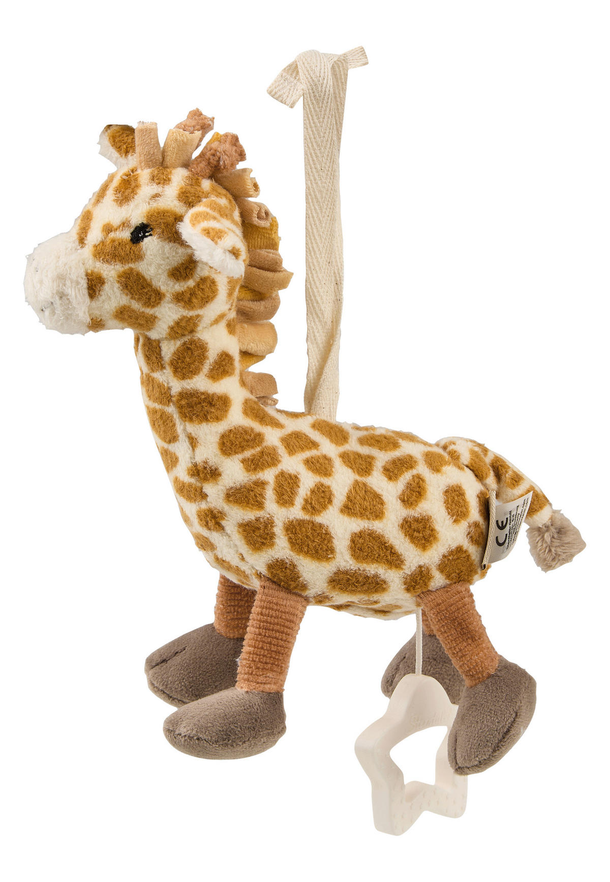 SPIELUHR Giraffe Kaya 20/15/7 cm  - Dunkelgelb, Basics, Textil (20/15/7cm) - Sterntaler