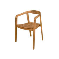 GARTENSTUHL Teakholz Hellbraun, Teakfarben  - Hellbraun/Teakfarben, MODERN, Holz (54/74/54cm) - Gardenson