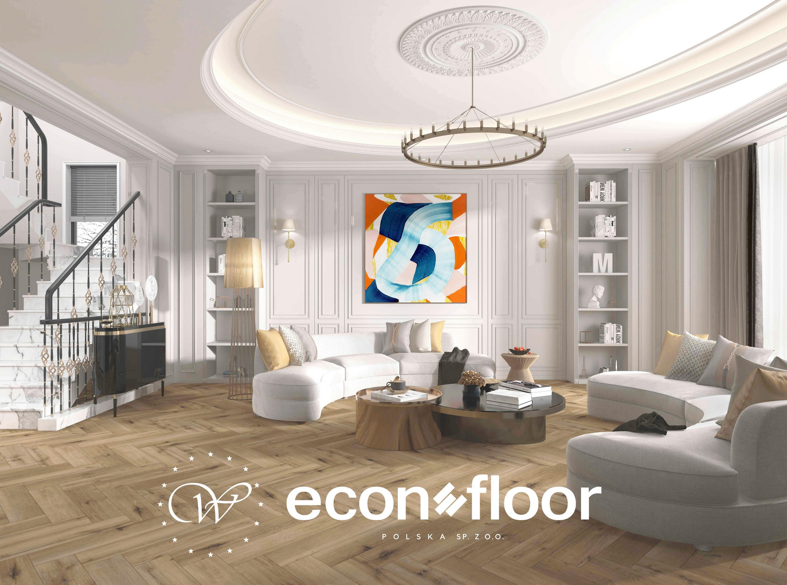 VINYLBODEN Econfloor LA BOHEME 55 COUNTRY WOOD  per  m² - Eiche dunkel, Basics, Kunststoff/Stein (23/128/0.57cm)