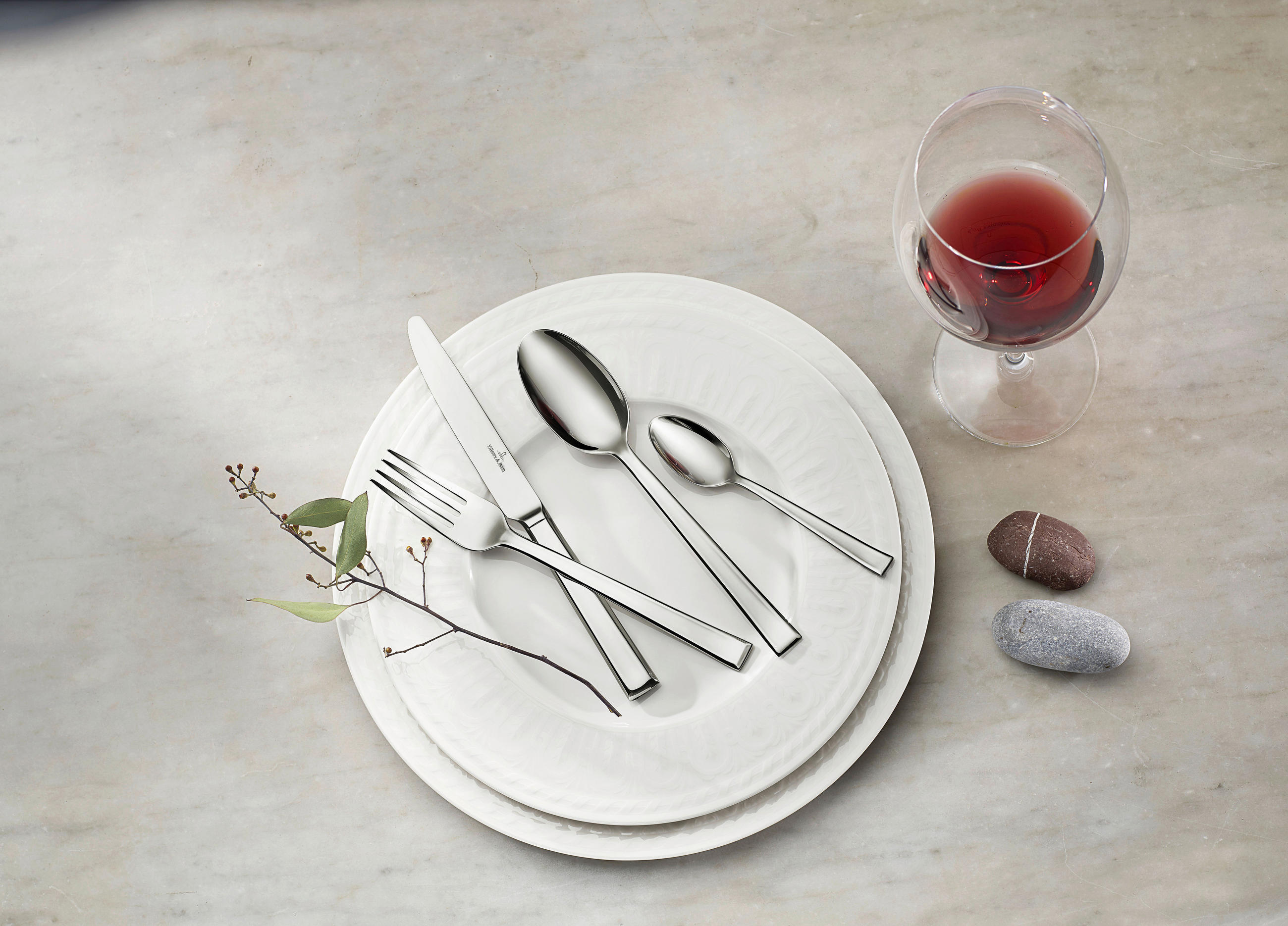 BESTICKSET  24 delar  - Basics, metall (44/28/5cm) - Villeroy & Boch