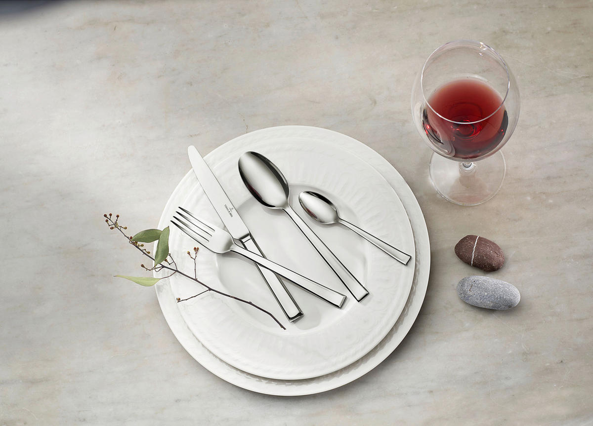 BESTICKSET  24 delar  - Basics, metall (44/28/5cm) - Villeroy & Boch