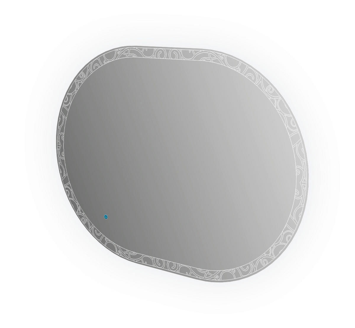 FÜRDŐSZOBATÜKÖR 100/75/3 cm  - Basics, faalapú anyag/Üveg (100/75/3cm) - Welnova