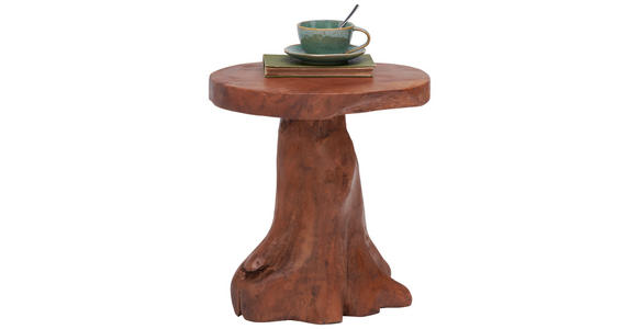 BEISTELLTISCH in Holz 40/40/45 cm - Teakfarben, Trend, Holz (40/40/45cm) - Landscape