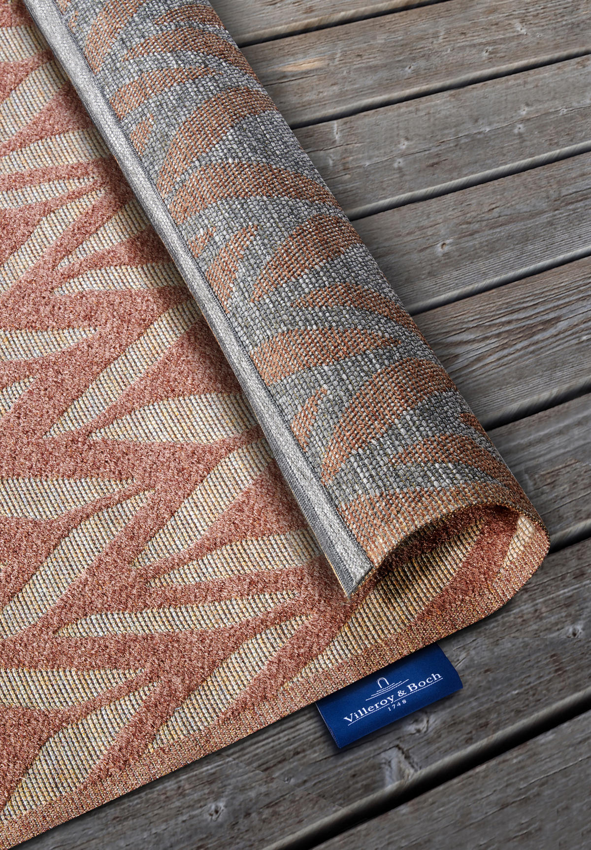 OUTDOORTEPPICH 160/230 cm Kollektion 1883 Kupferfarben  - Kupferfarben, Design, Kunststoff/Textil (160/230cm) - Villeroy & Boch