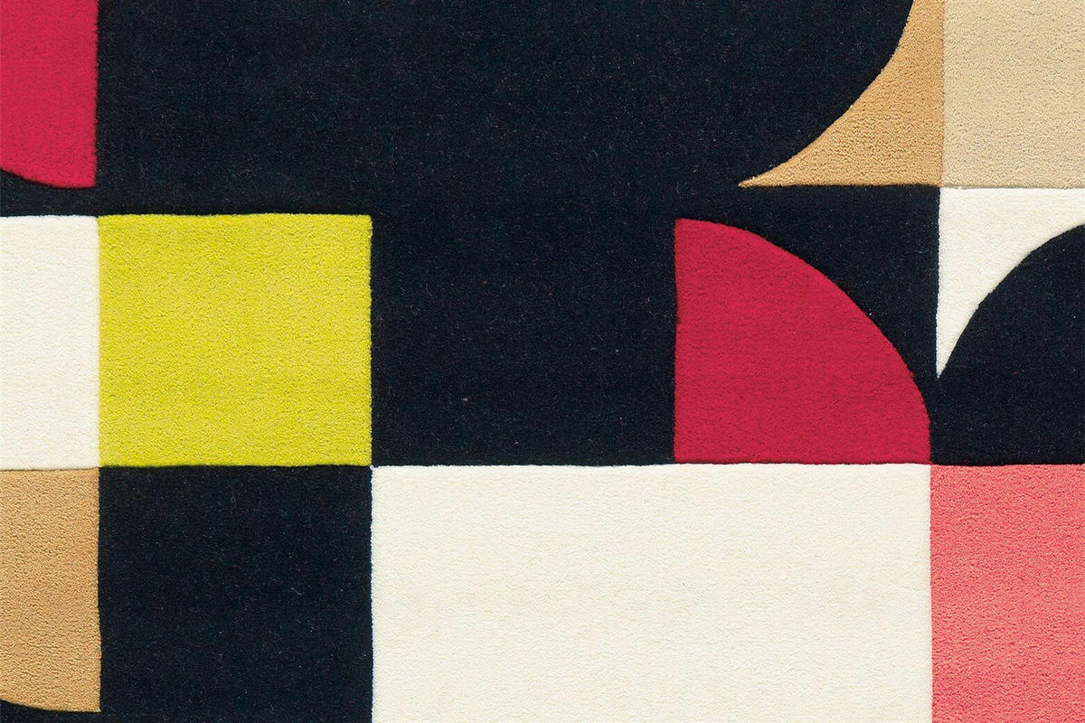 FLACHWEBETEPPICH  Wohnzimmer 140/200 cm Multicolor, Schwarz rechteckig  - Multicolor/Schwarz, Basics, Textil (140/200cm) - Kayoom