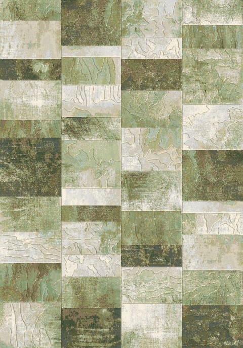 WEBTEPPICH 80/150 cm Catania Grün, Hellgrün, Beige  - Beige/Hellgrün, KONVENTIONELL, Textil (80/150cm) - Novel