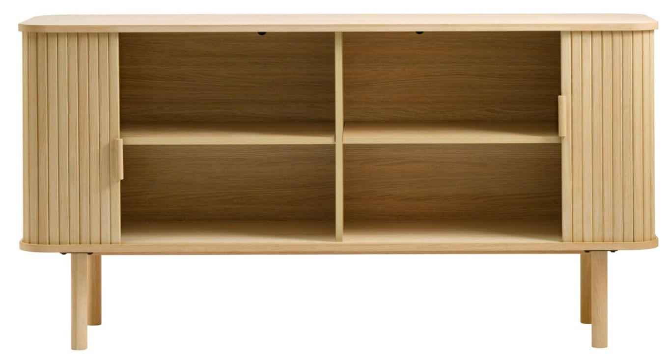 SIDEBOARD ekfärgad  160/76/45 cm  - ekfärgad, Design, trämaterial/trä (160/76/45cm) - Niels Andersson