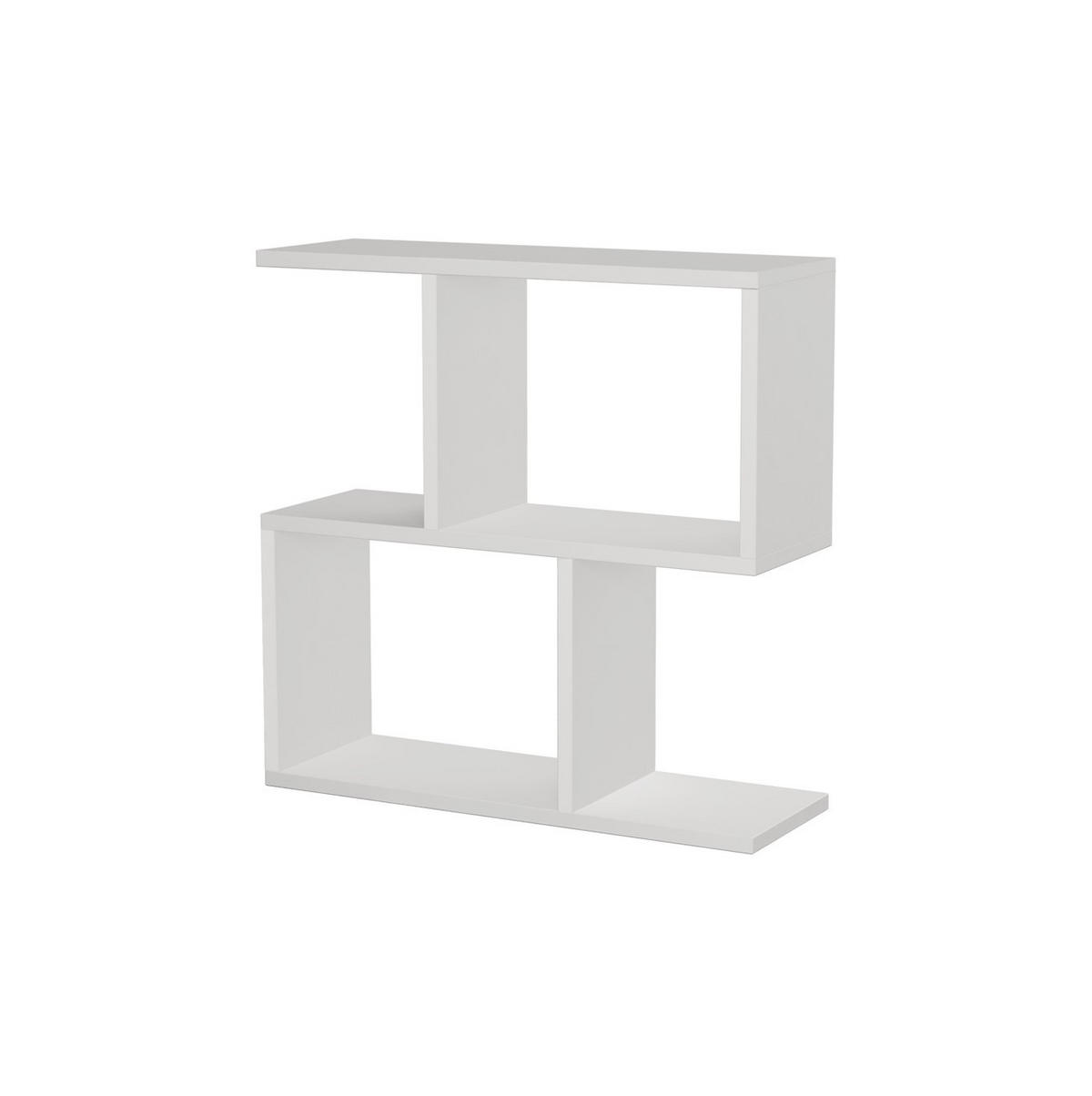 ODKLÁDACÍ STOLEK, bílá, kompozitní dřevo, 60/20/60 cm - bílá, Design, kompozitní dřevo (60/20/60cm) - Livetastic