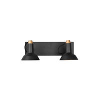 STRAHLER 40/22,8/13,8 cm   - Goldfarben/Schwarz, KONVENTIONELL, Metall (40/22,8/13,8cm) - Trio Leuchten