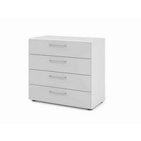 AKTENSCHRANK Grau, Weiß  - Weiß/Grau, Basics, Holzwerkstoff (80/74,8/41,7cm) - Venda