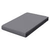 TOPPER-SPANNBETTTUCH PURE Jersey  - Grau, Basics, Textil (90-100/190-220cm) - Schlafgut