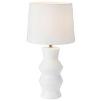 TISCHLEUCHTE Skandinavisch, Modern 23/46 cm    - Weiß, Basics, Keramik/Textil (23/46cm) - Markslöjd