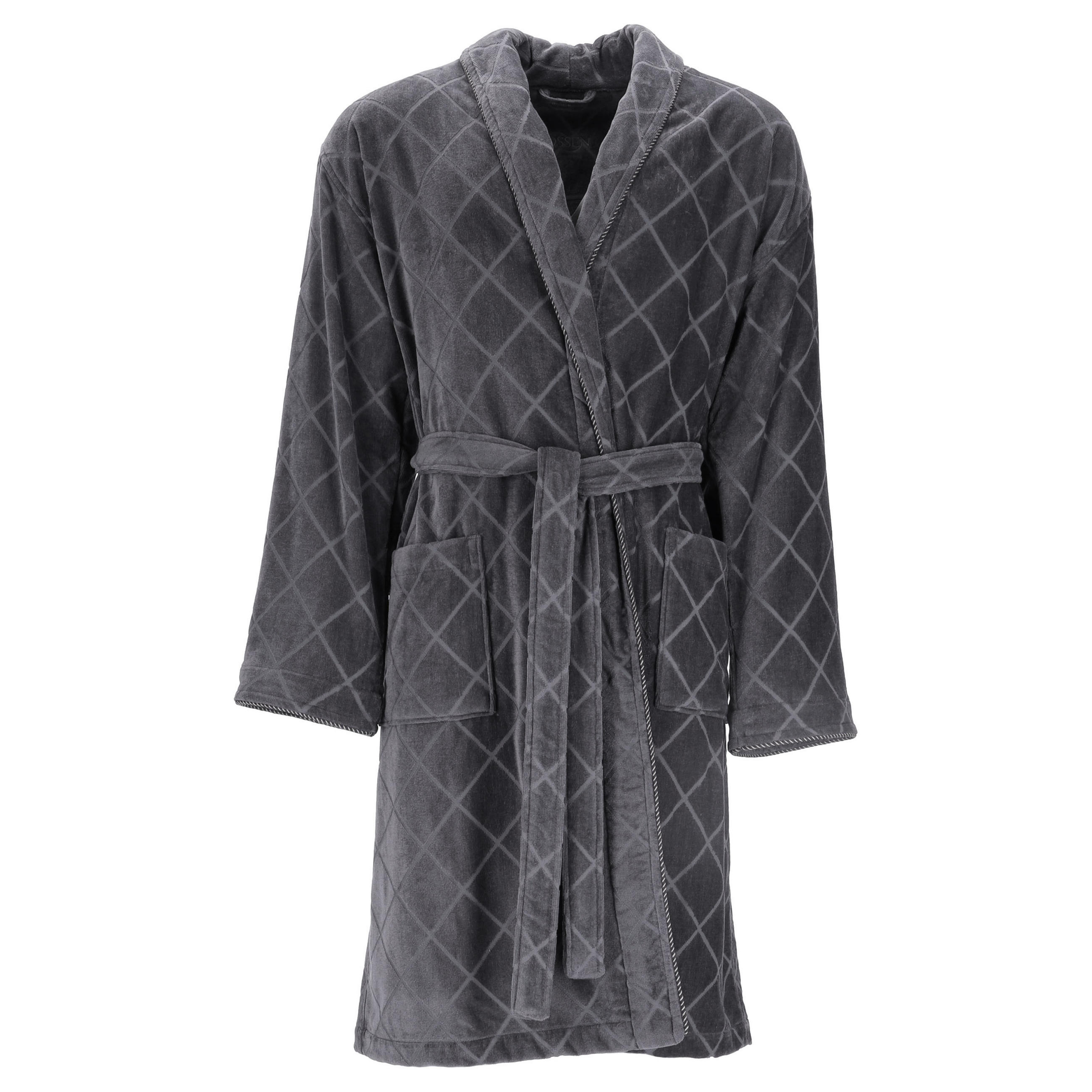 BADEMANTEL S Herren  - Grau, Basics, Textil (Snull) - Vossen